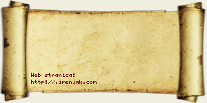 Jasminka Adamac vizit kartica